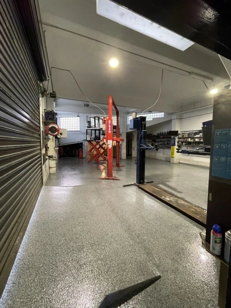 workshop epoxy flooring melbourne